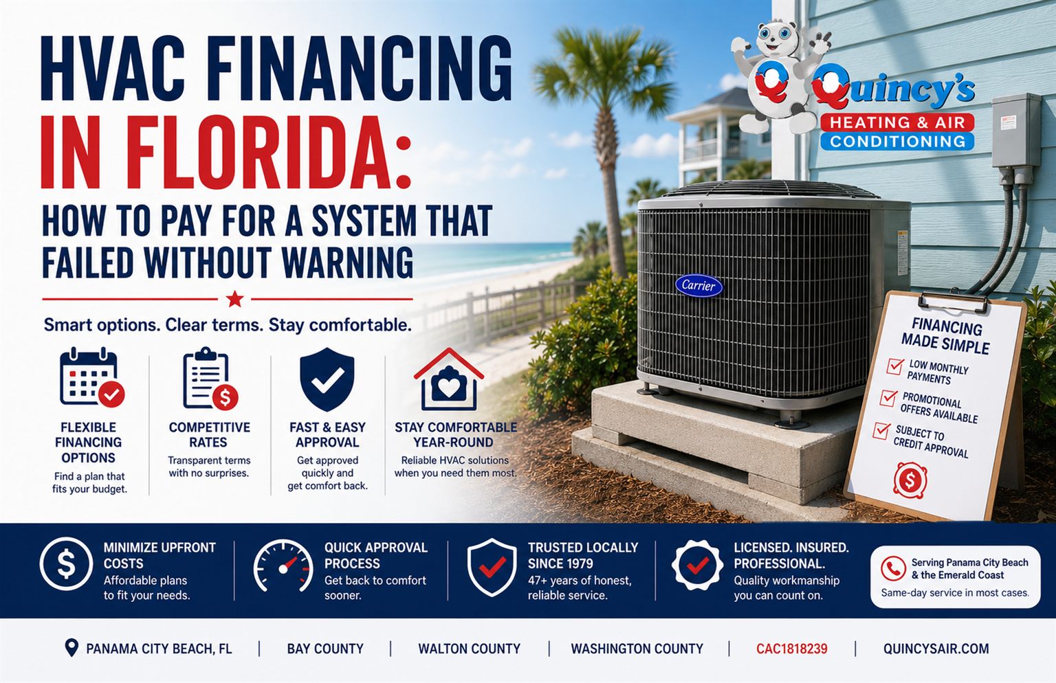HVAC financing in Florida - how to pay for a new system